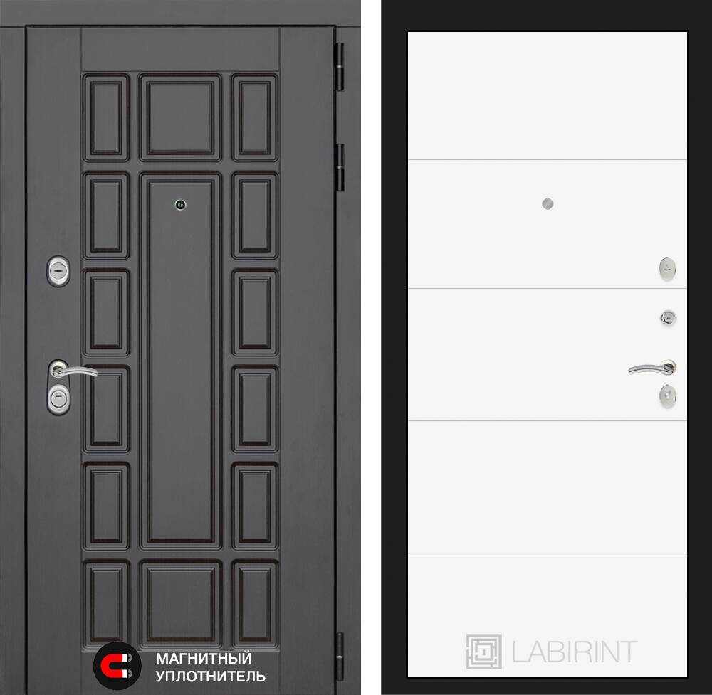 Входная дверь Нью-Йорк 13 - Белый софт