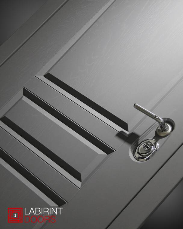 Входная дверь Платинум с Зеркалом 19 - Белый софт фото 3