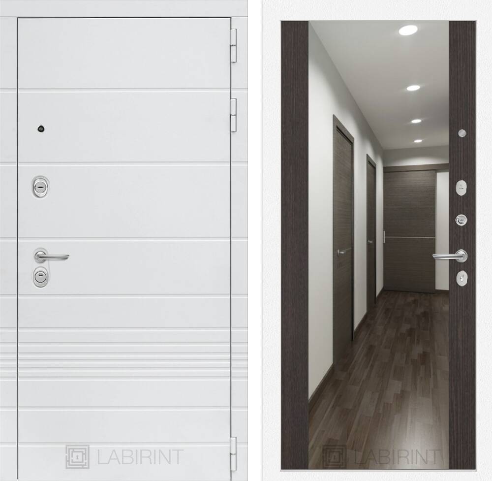 Входная дверь Трендо с Зеркалом Максимум - Венге