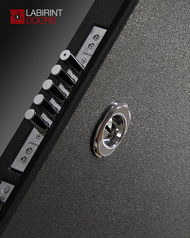 Входная дверь SILVER с Зеркалом 19 - Белый софт фото 3