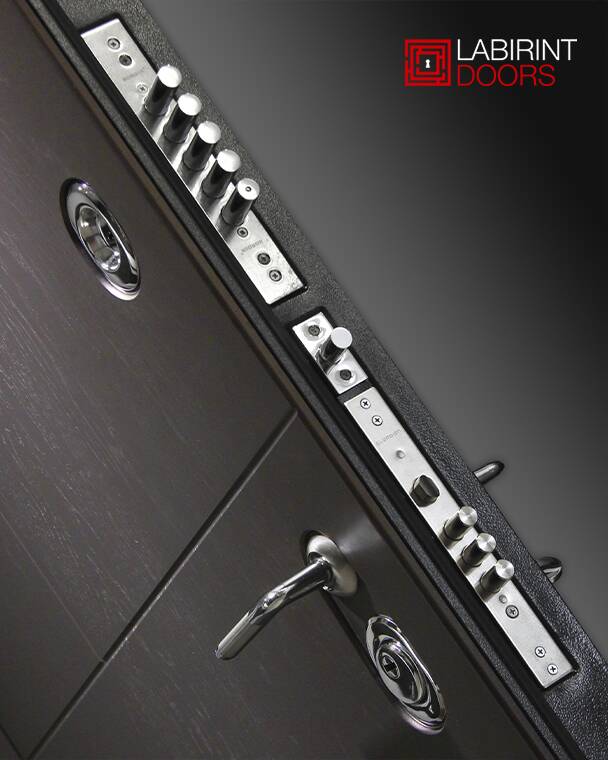 Входная дверь URBAN с Зеркалом Максимум - Грей софт фото 3