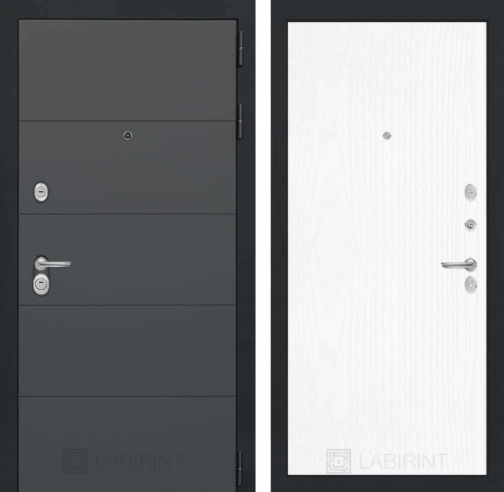 Входная дверь ART 07 - Белое дерево