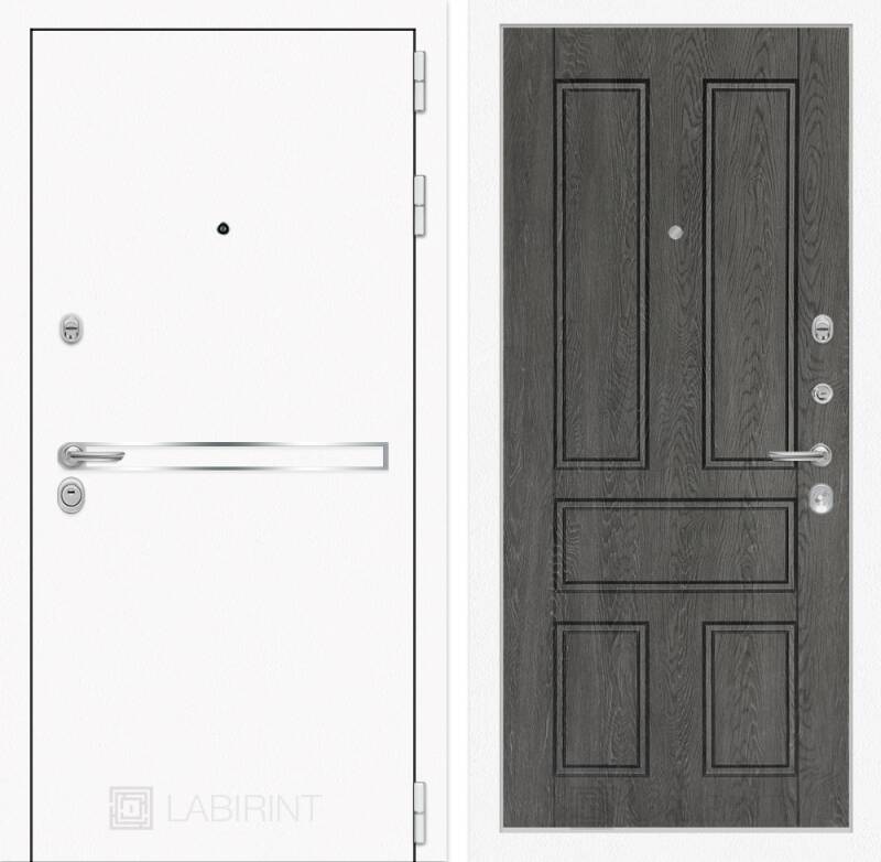 Входная дверь Лайн WHITE 10 - Дуб филадельфия графит
