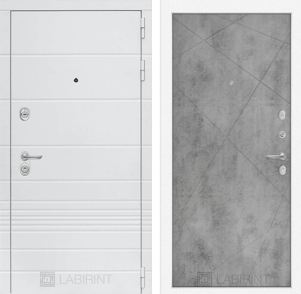 Входная дверь Трендо 24 - Бетон светлый
