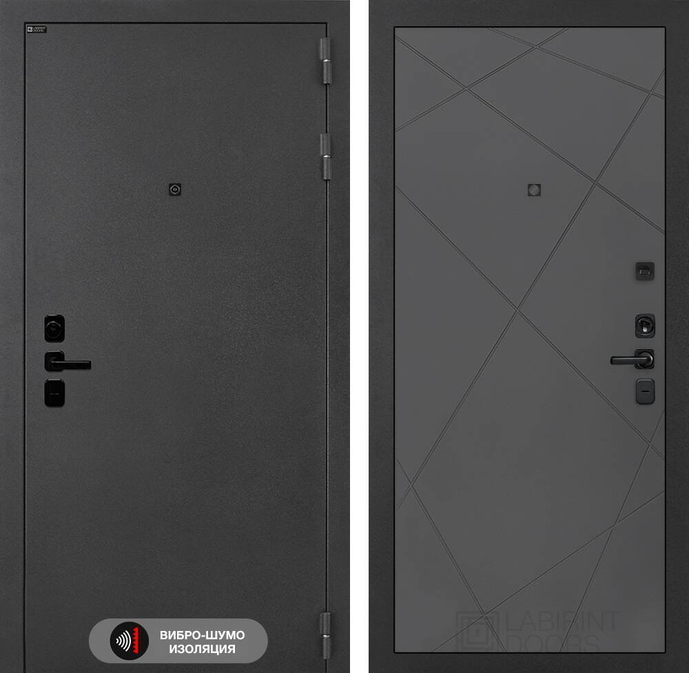 Входная дверь ACUSTICLAB 24 - Графит софт