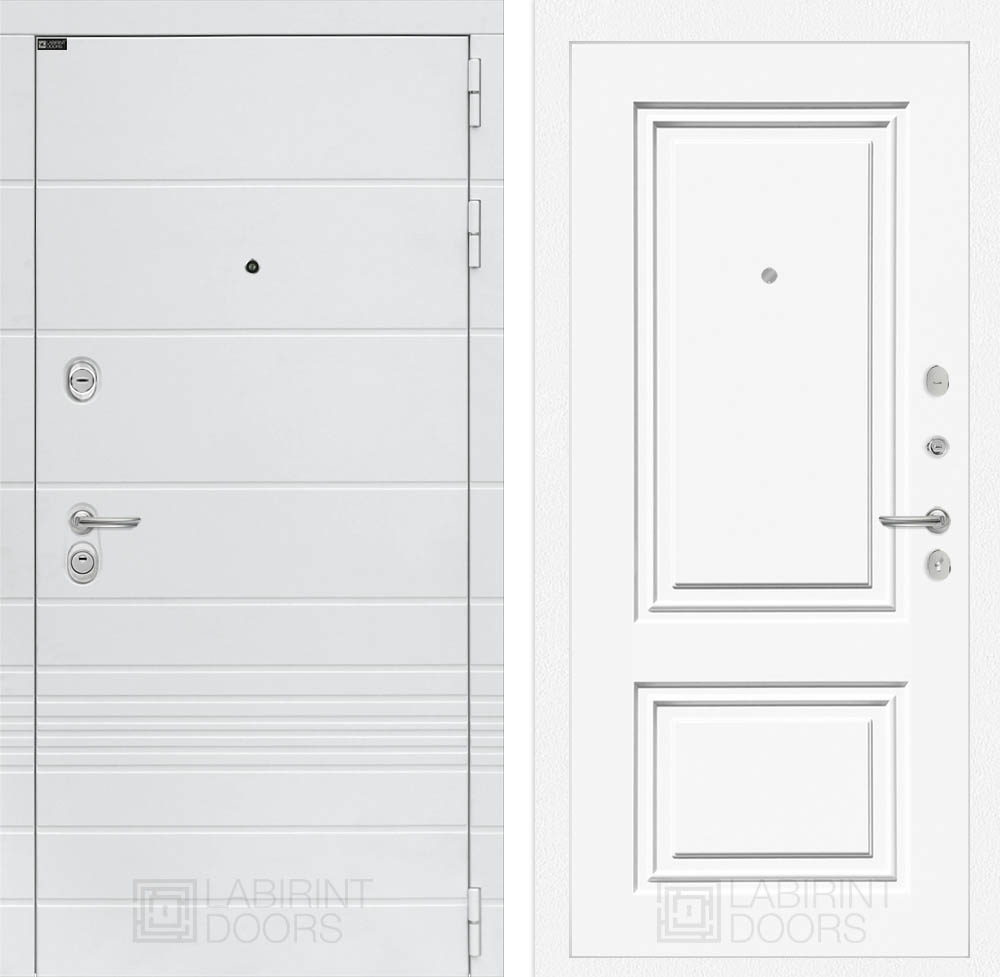 Входная дверь Трендо 26 - Эмаль RAL 9003 - Image 1