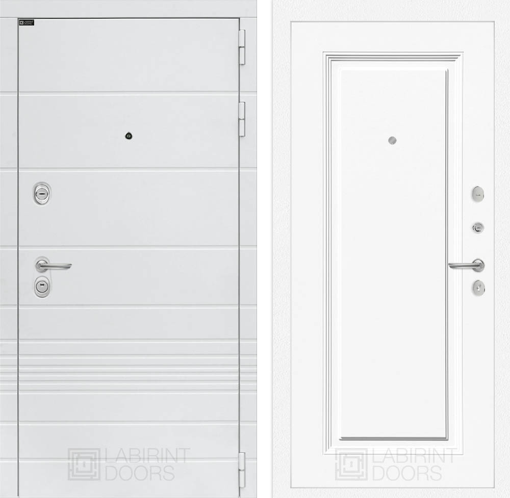 Входная дверь Трендо 27- Эмаль RAL 9003 - Image 1