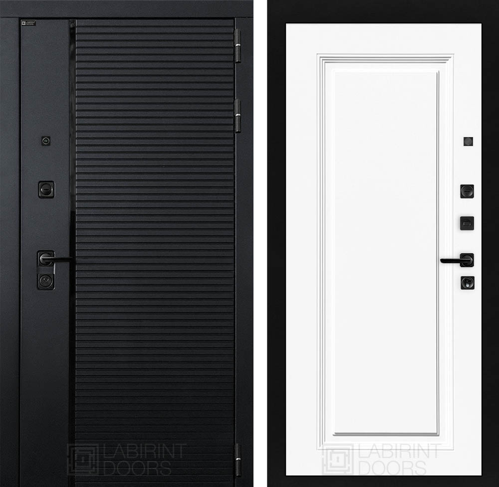 Входная дверь Пиано 27 - Эмаль RAL 9003 - Image 1