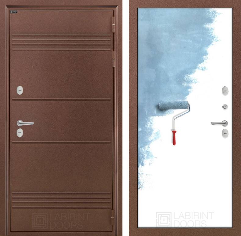 Входная дверь Термо Лайт 28 - Грунт под покраску