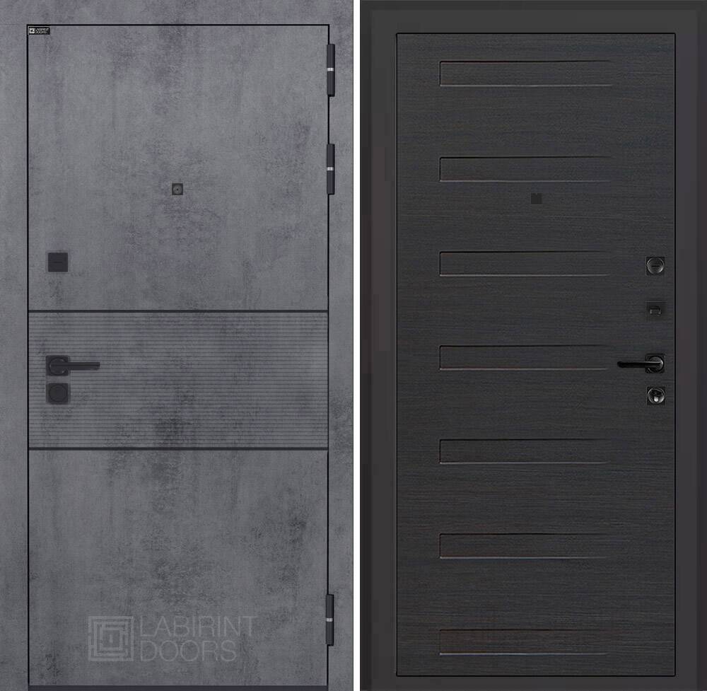 Входная дверь INFINITY 14 - Эковенге поперечный