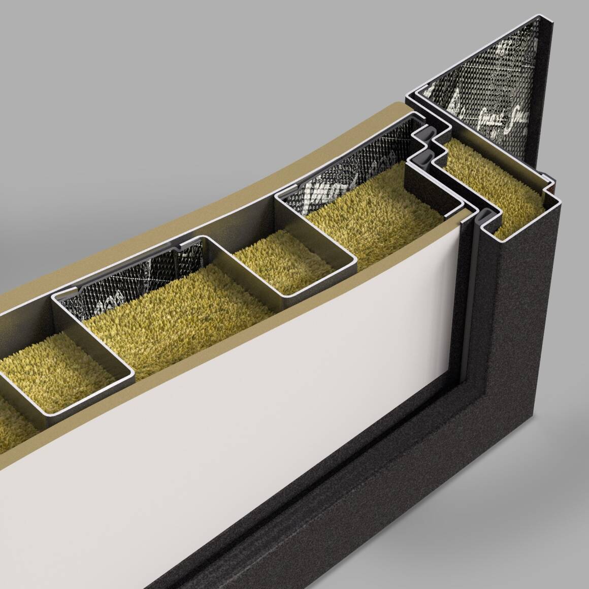 Входная дверь ISSIDA с зеркалом Панорама - Белый софт фото 3