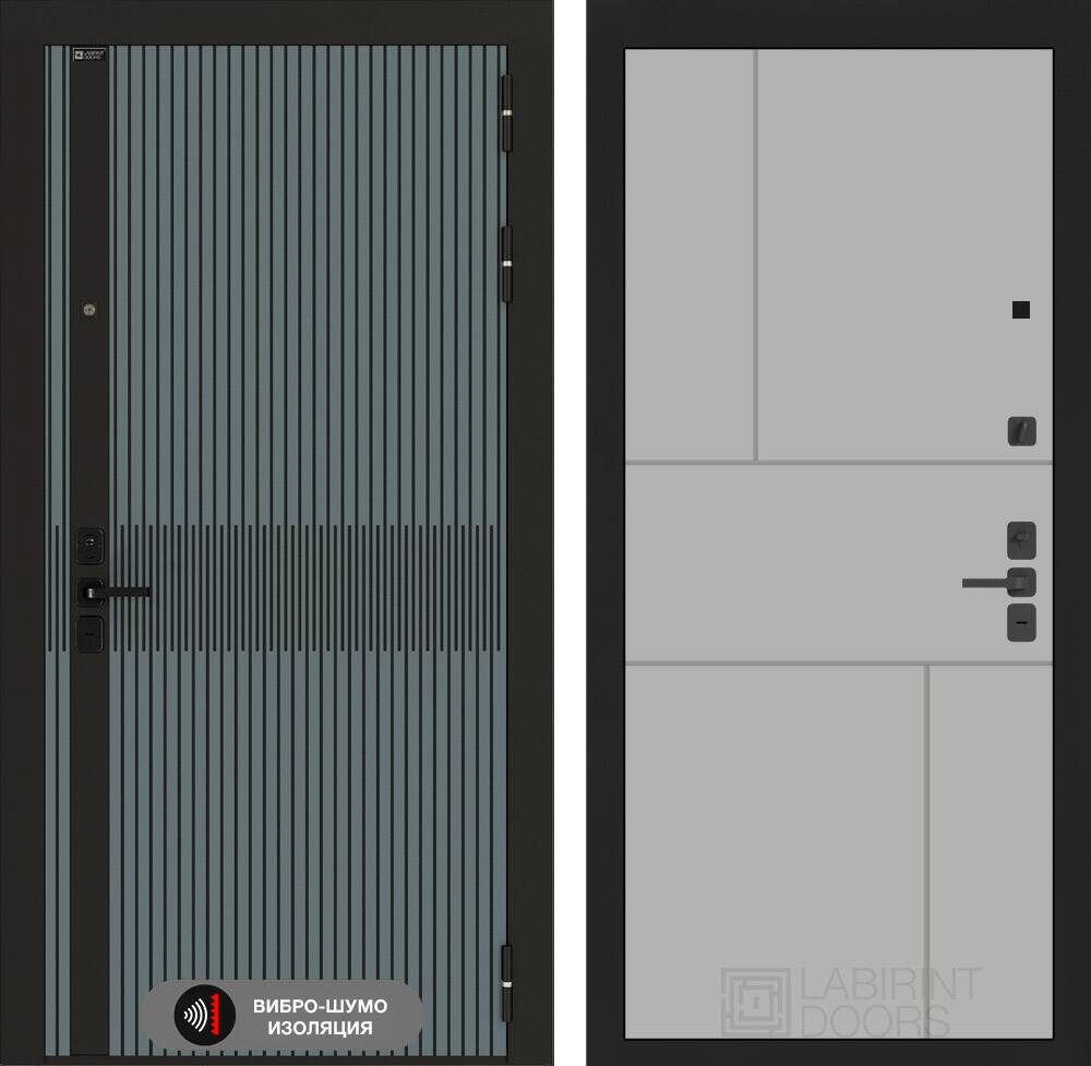 Входная дверь ISSIDA 21 - Грей софт