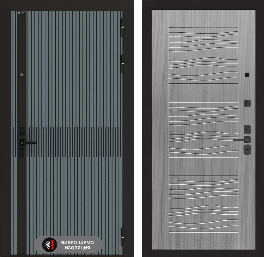 Входная дверь ISSIDA 06 - Сандал серый