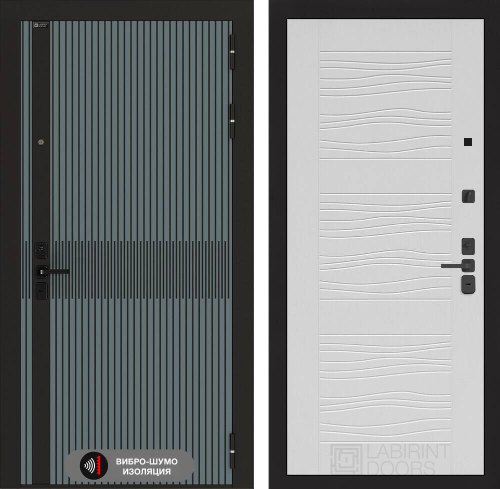 Входная дверь ISSIDA 06 - Белое дерево