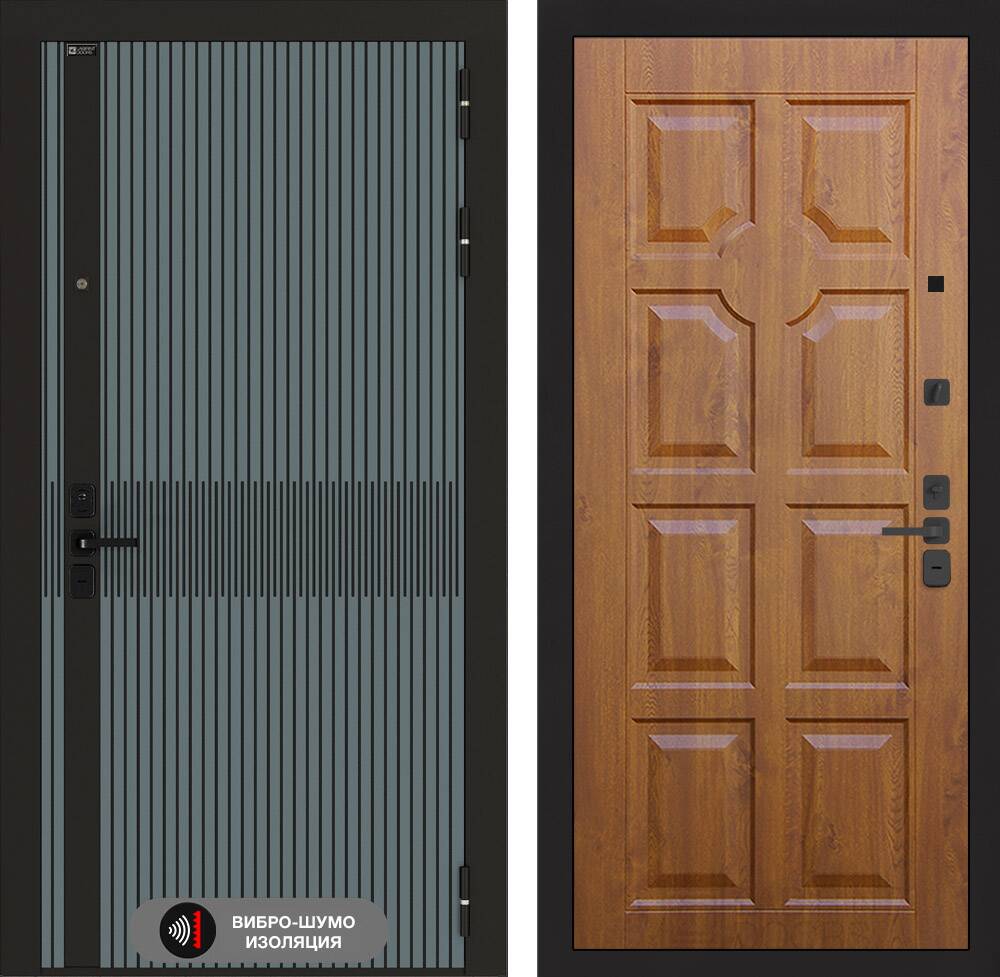 Входная дверь ISSIDA 17 - Золотой дуб
