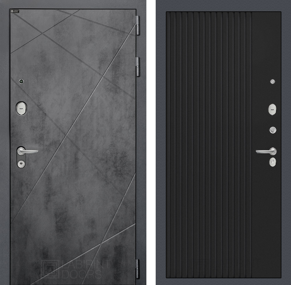 Входная дверь LOFT 29 - Черный кварц