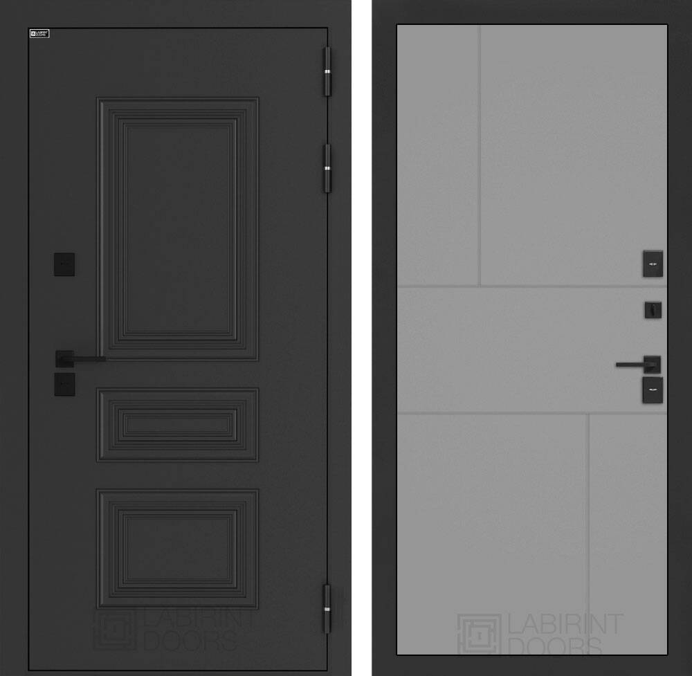 Входная дверь Аляска Лайт 21 - Грей софт