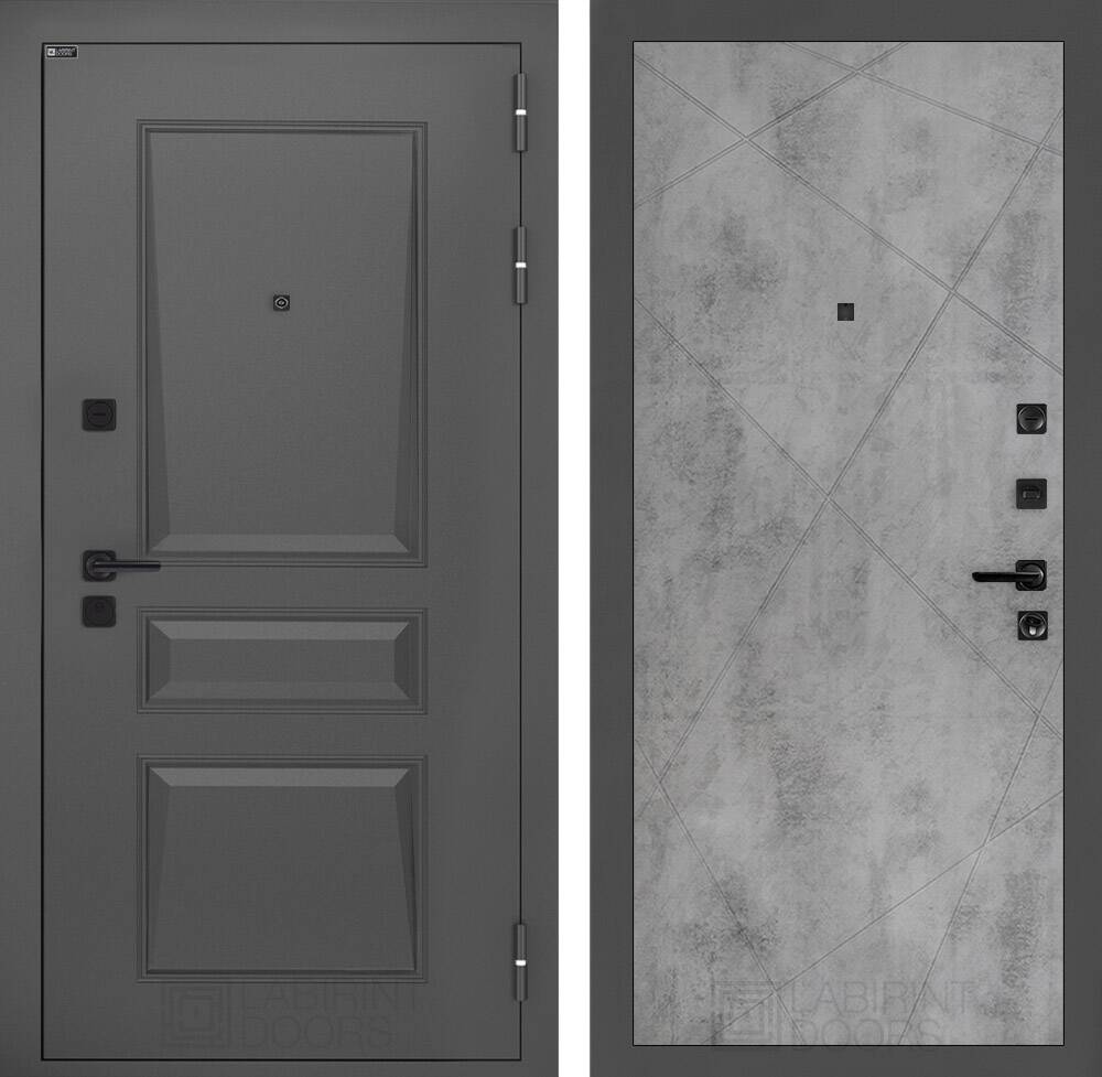 Входная дверь Орлеан 24 - Бетон светлый