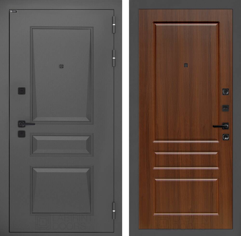 Входная дверь Орлеан 03 - Орех бренди