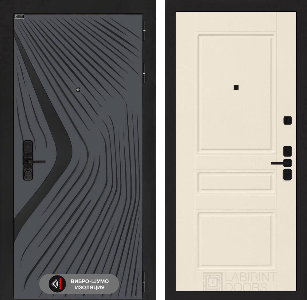 Входная дверь LEOLAB 03 - Крем софт