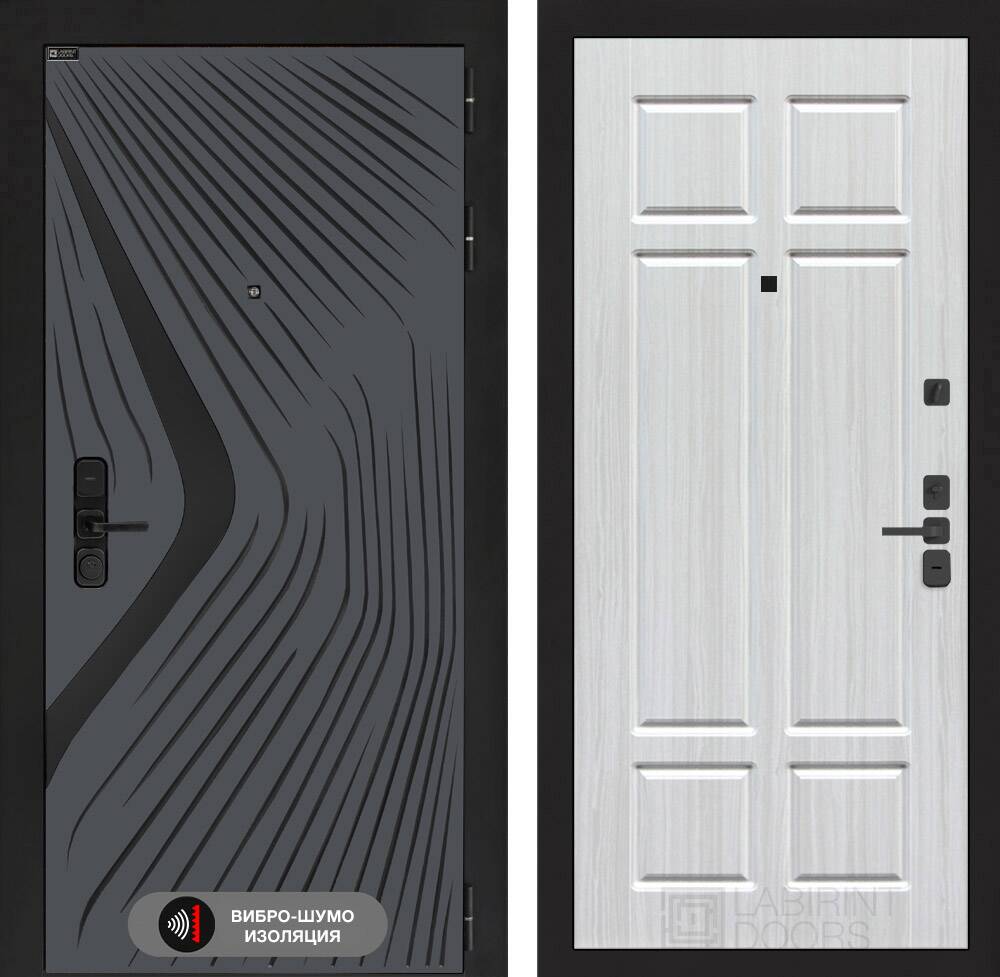 Входная дверь LEOLAB 08 - Кристалл вуд