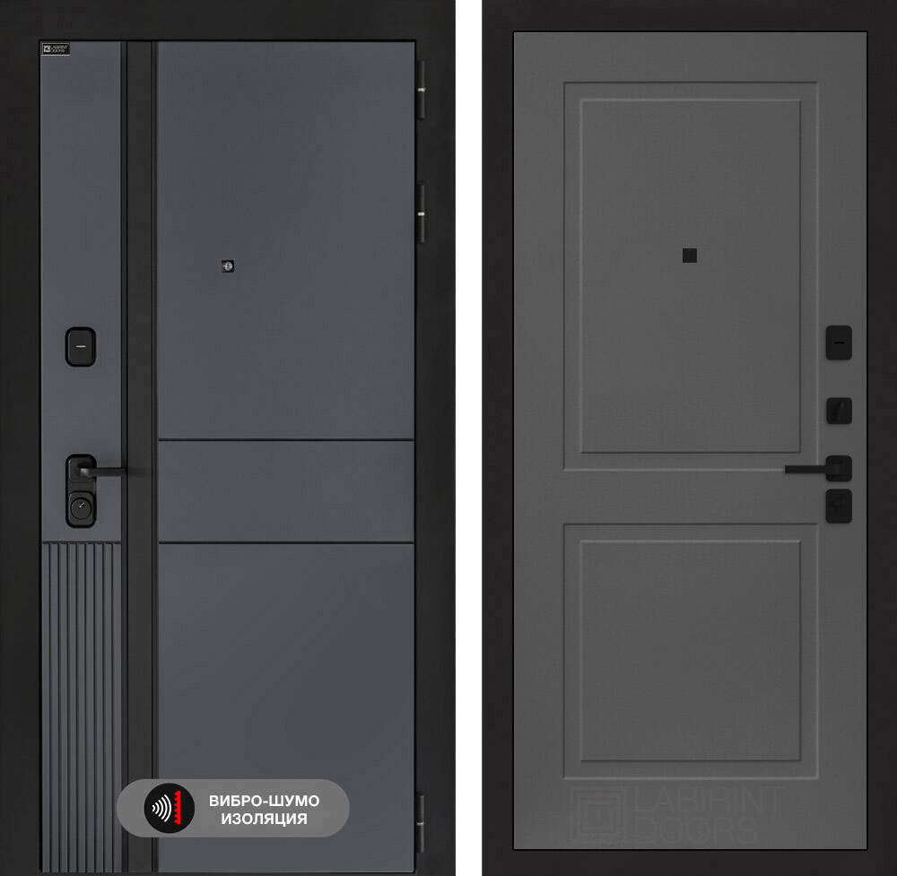 Входная дверь EVOLAB 11 - Графит софт