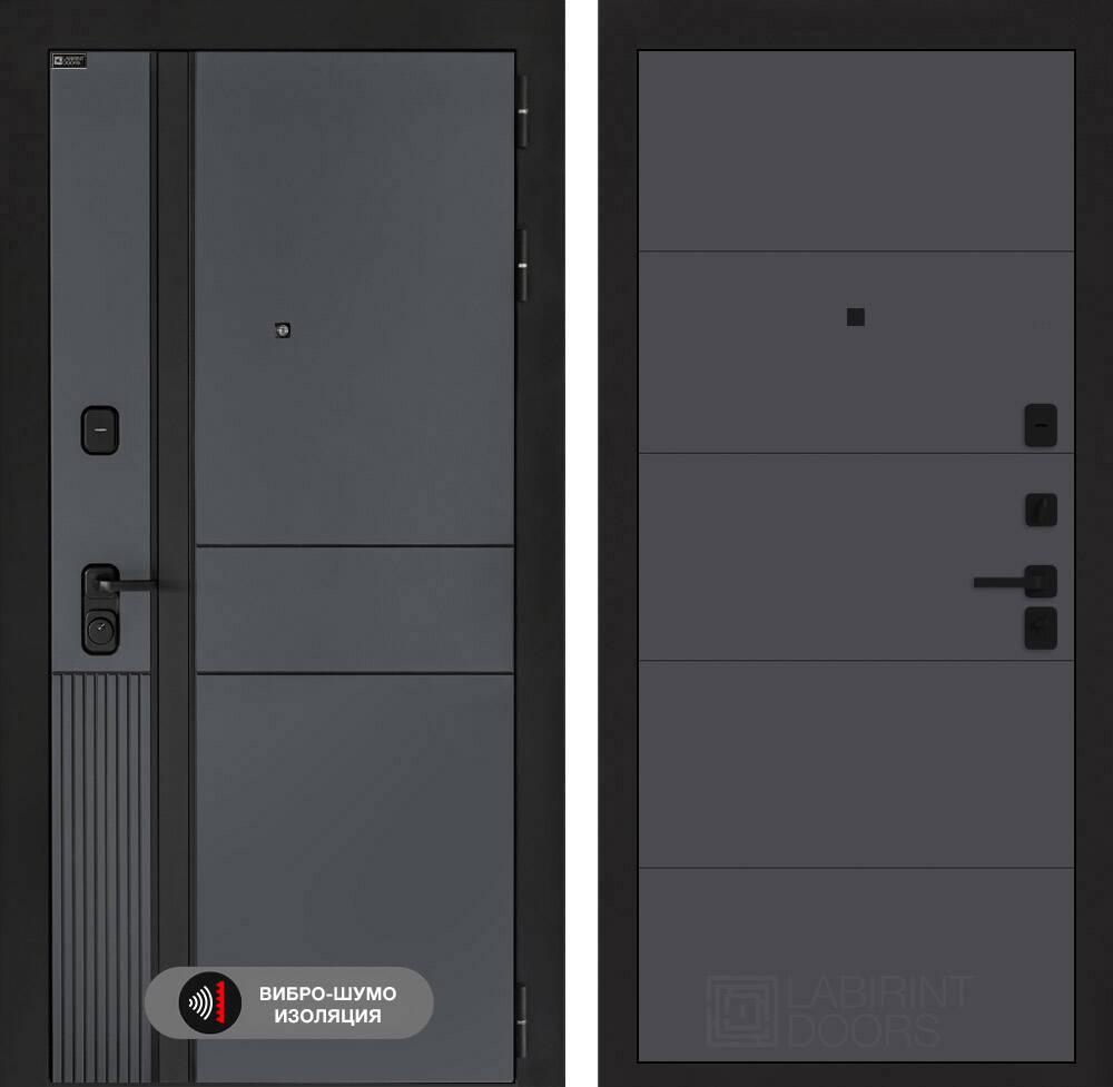 Входная дверь EVOLAB 13 - Графит софт