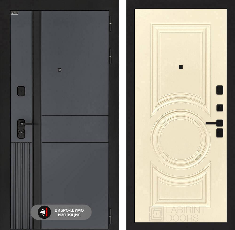 Входная дверь EVOLAB 23 - Шампань софт