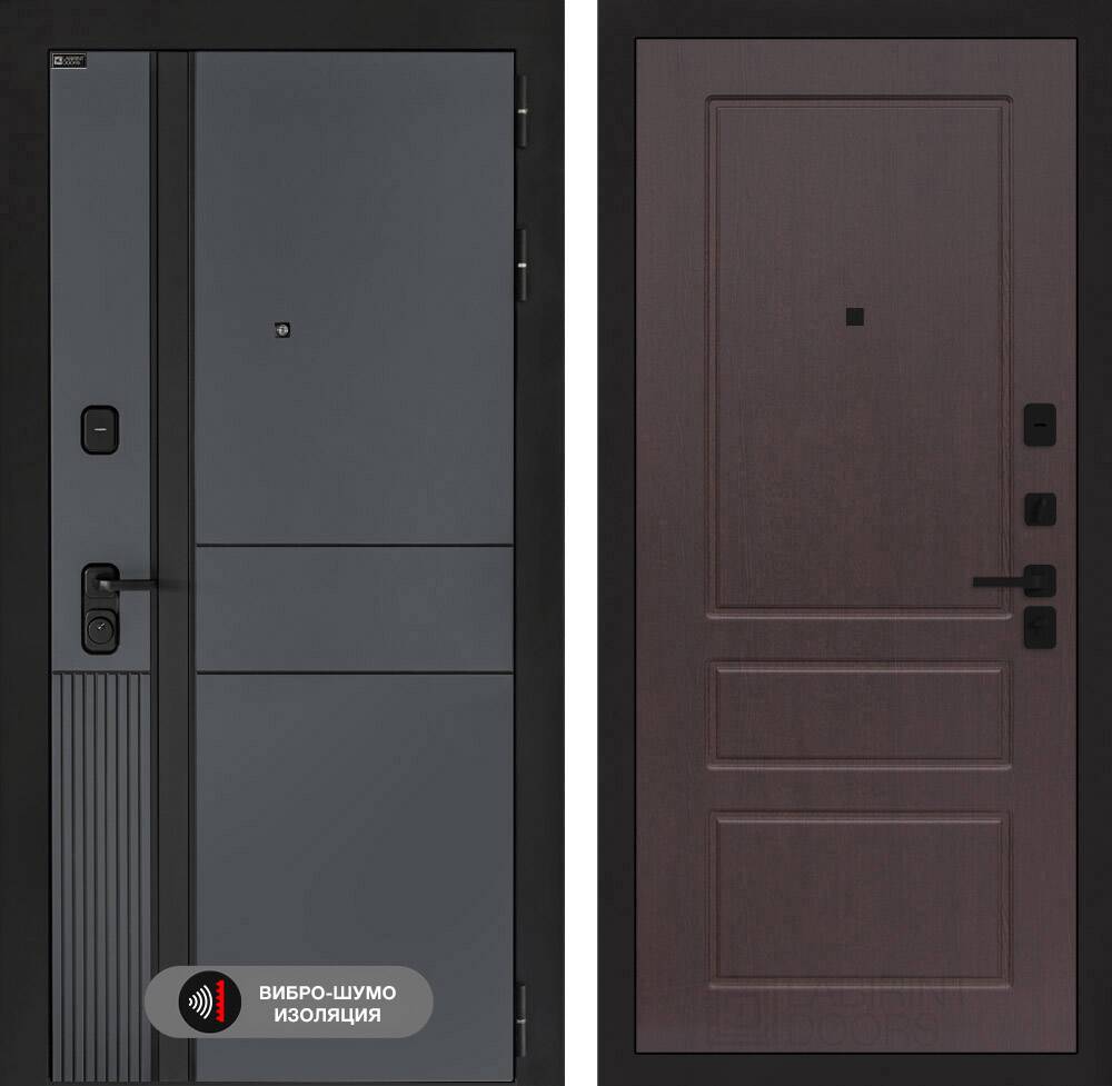 Входная дверь EVOLAB 03 - Орех премиум
