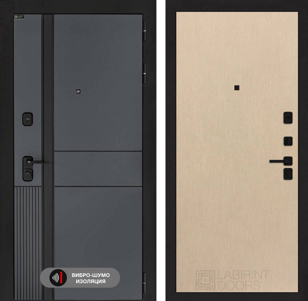 Входная дверь EVOLAB 05 - Венге светлый