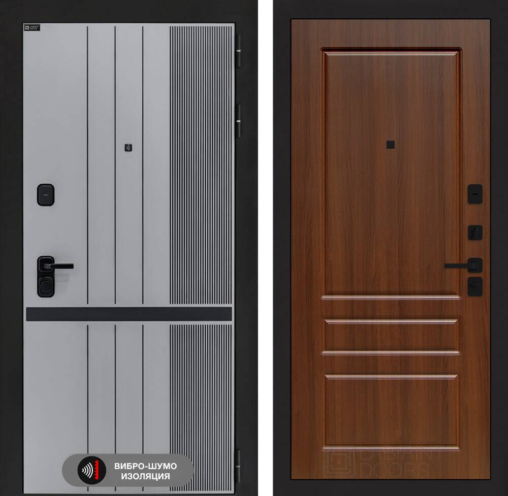 Входная дверь SKYLAB 03 - Орех бренди