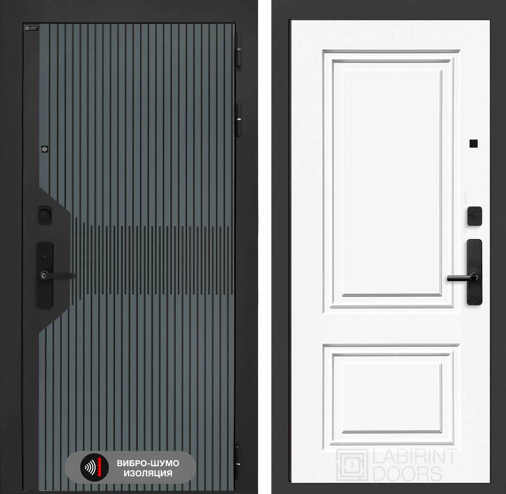 Входная дверь Смартлаб 26 - Эмаль RAL 9003