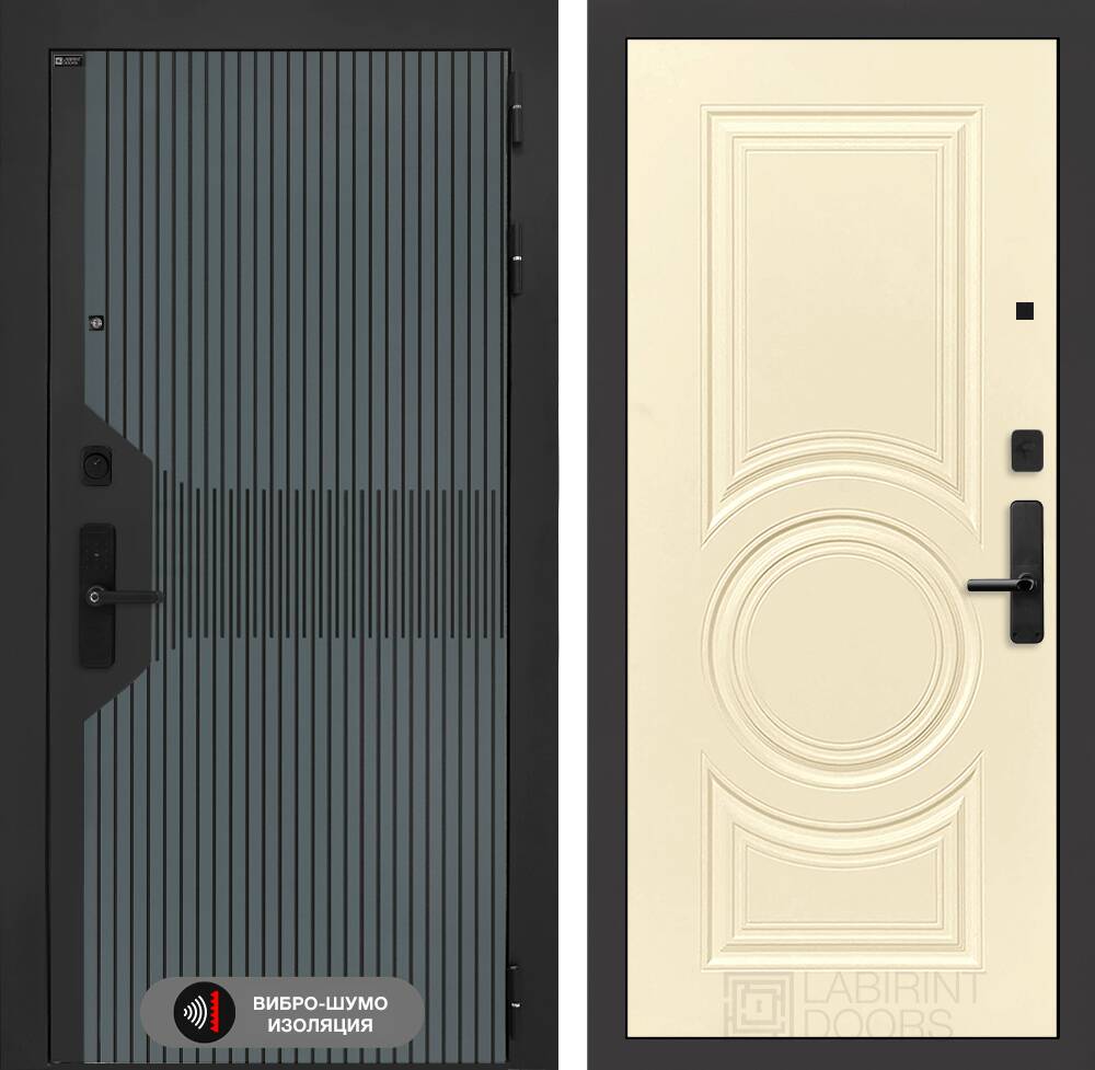 Входная дверь Смартлаб 23 - Ванилла веллюто