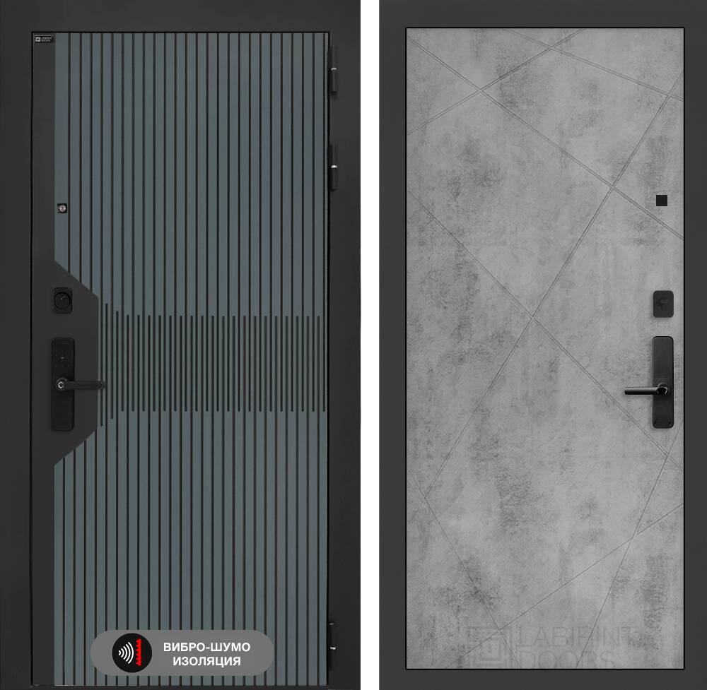 Входная дверь Смартлаб 24 - Бетон светлый