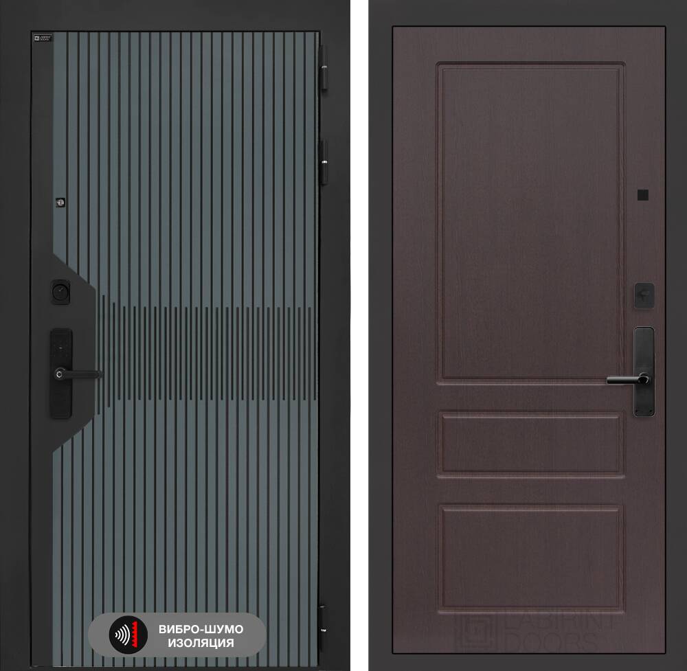 Входная дверь Смартлаб 03 - Орех премиум