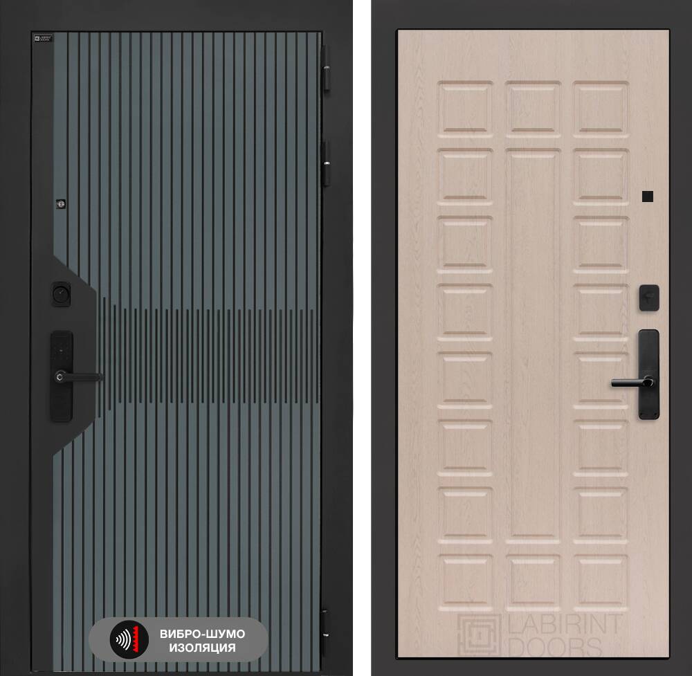 Входная дверь Смартлаб 04 - Беленый дуб