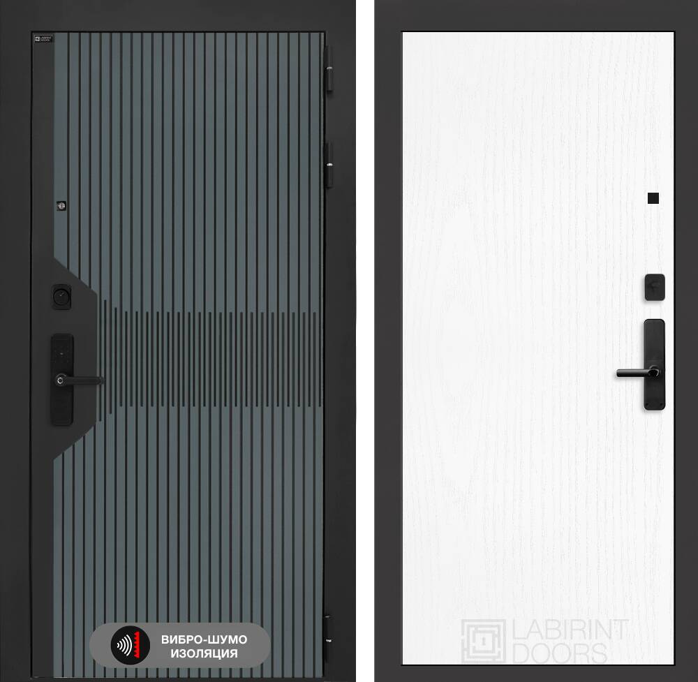 Входная дверь Смартлаб 07 - Белое дерево