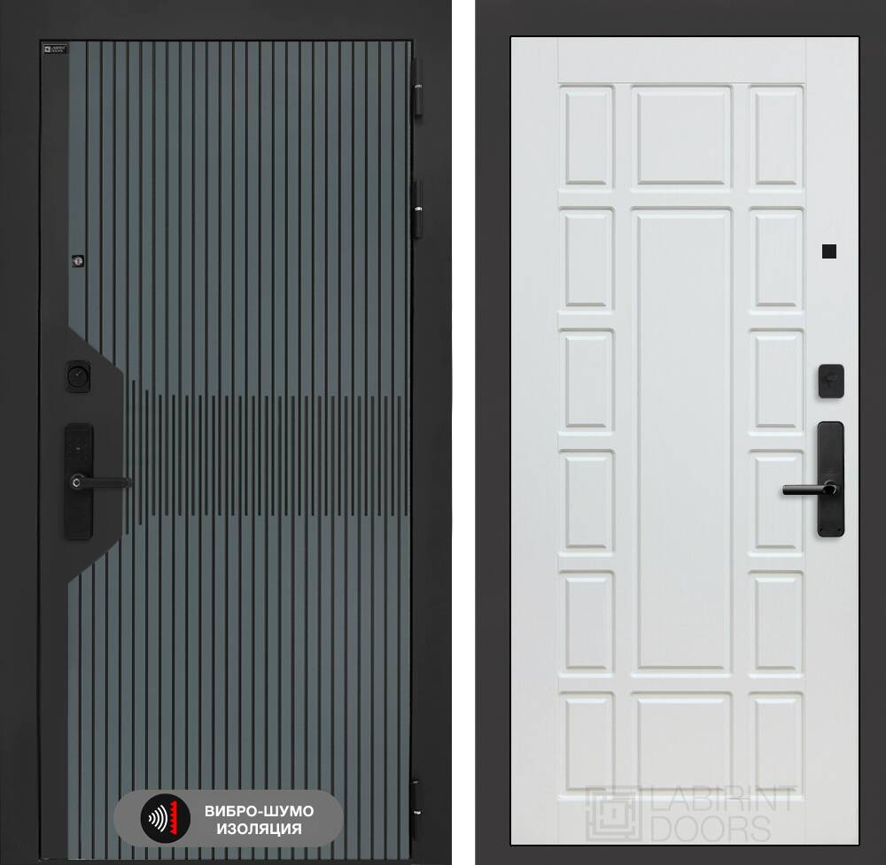 Входная дверь Смартлаб 12 - Белое дерево