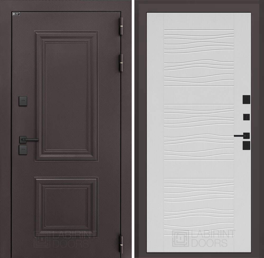 Входная дверь Полярис лайт 06 - Белое дерево