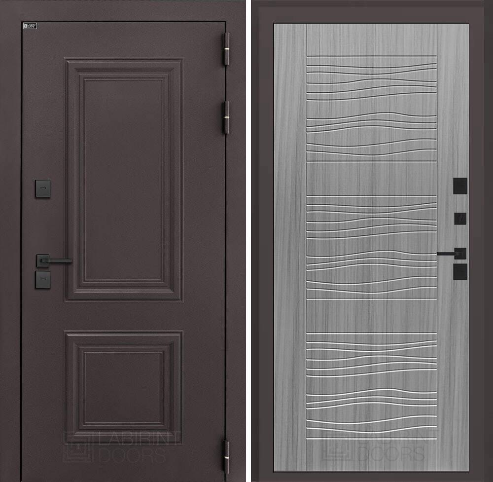 Входная дверь Полярис лайт 06 - Сандал серый