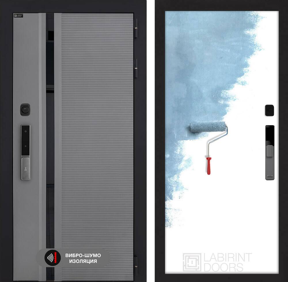 Входная дверь Пиано Смарт 2.0 панель 28 - Грунт под покраску