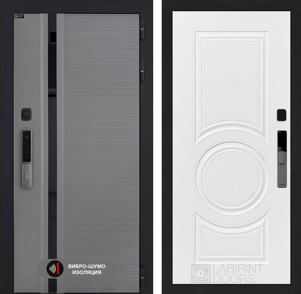 Входная дверь Пиано Смарт 2.0 панель 23 - Белый софт