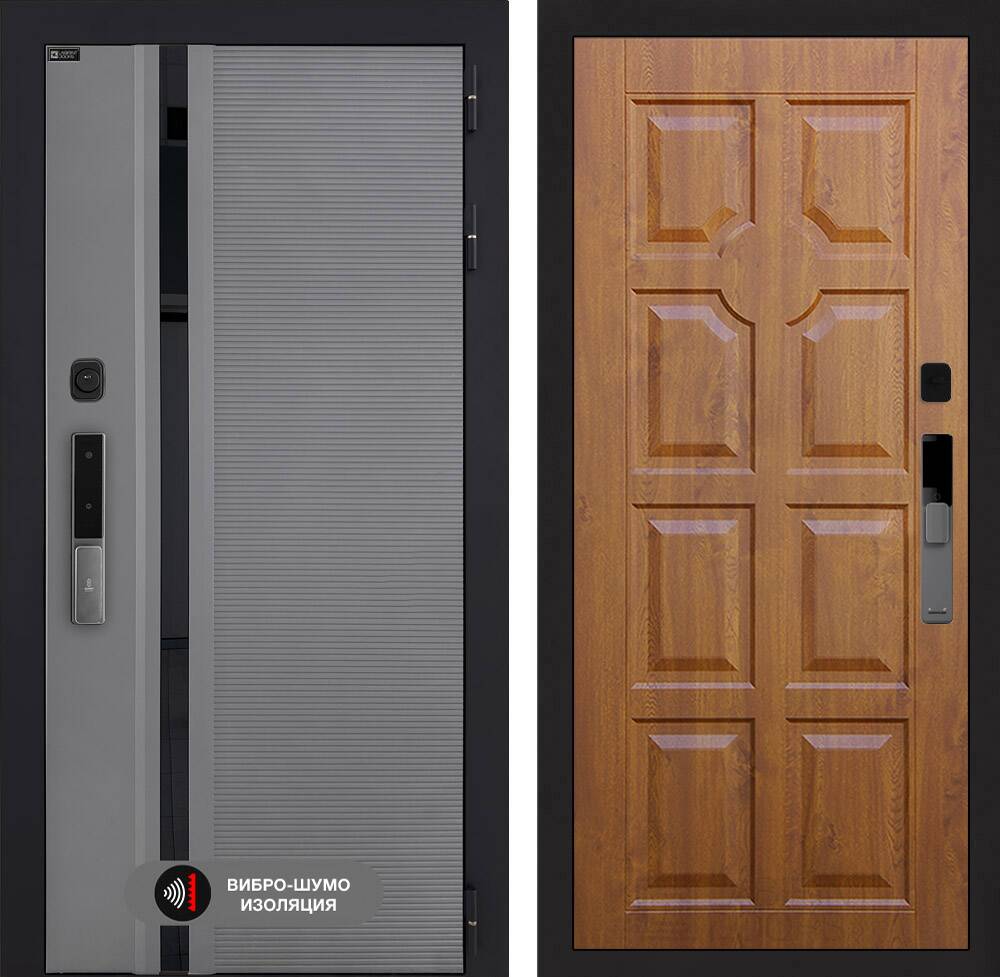 Входная дверь Пиано Смарт 2.0 панель 17 - Золотой дуб