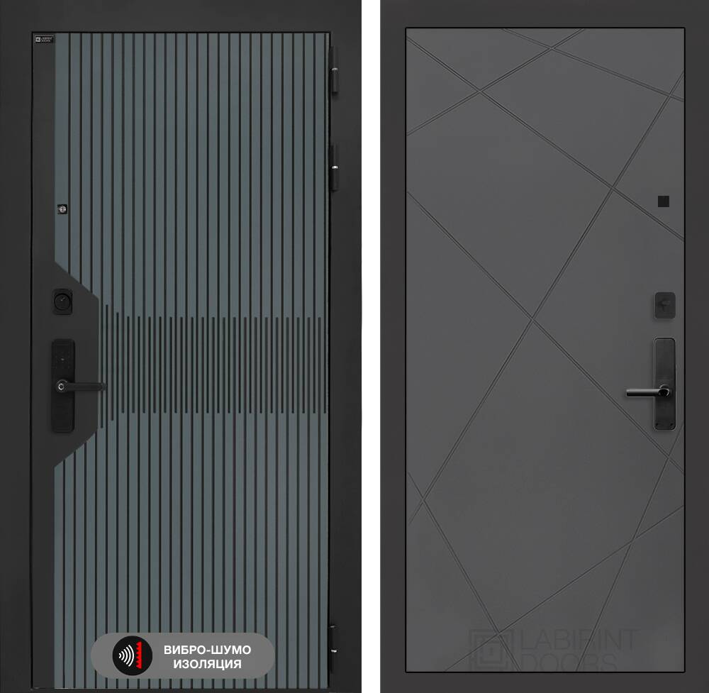 Входная дверь Смартлаб 24 - Графит софт