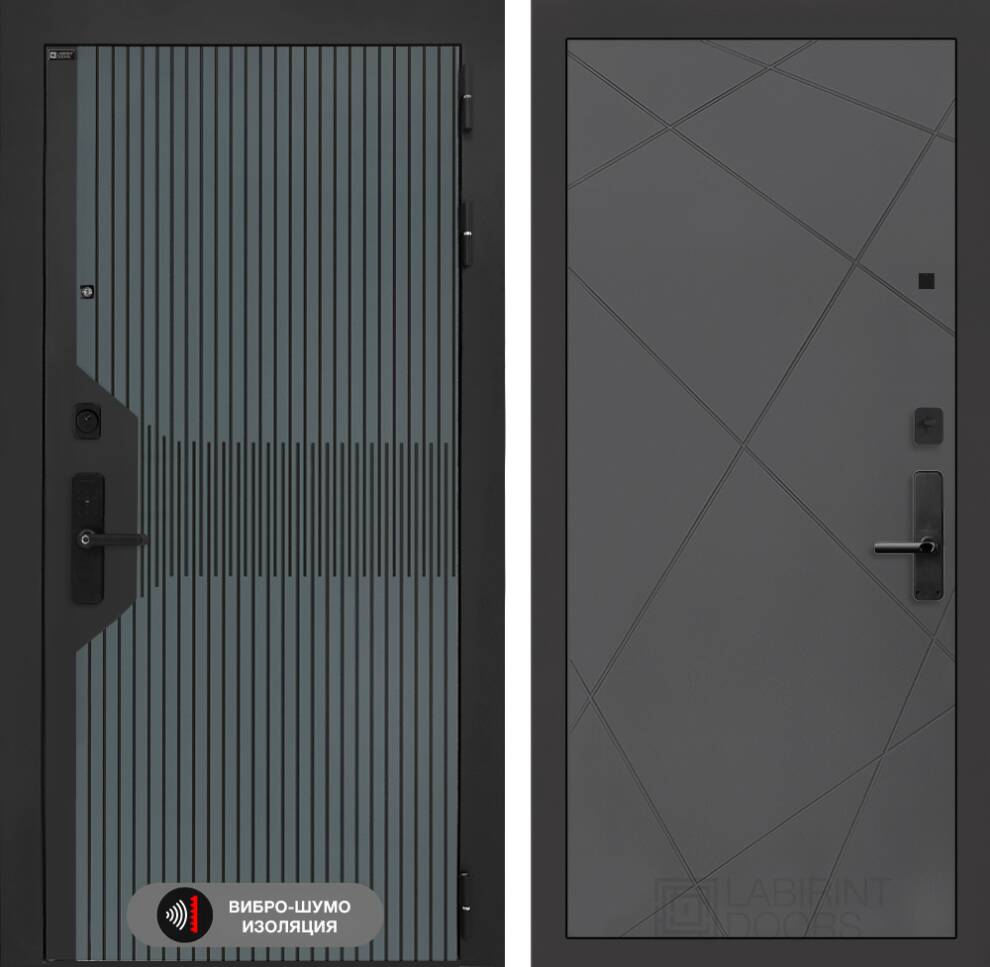 Входная дверь Смартлаб 24 - Графит софт