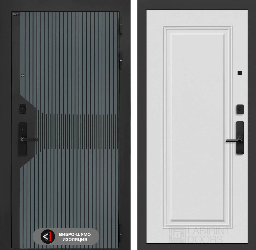 Входная дверь Смартлаб 27 - Эмаль RAL 9003